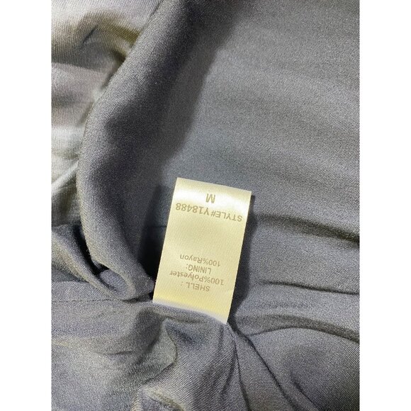 Navy Blue‎ Ruffled Sleeveless Midi Dress Size Medium Boho Sexy Western Classic - Picture 5 of 6